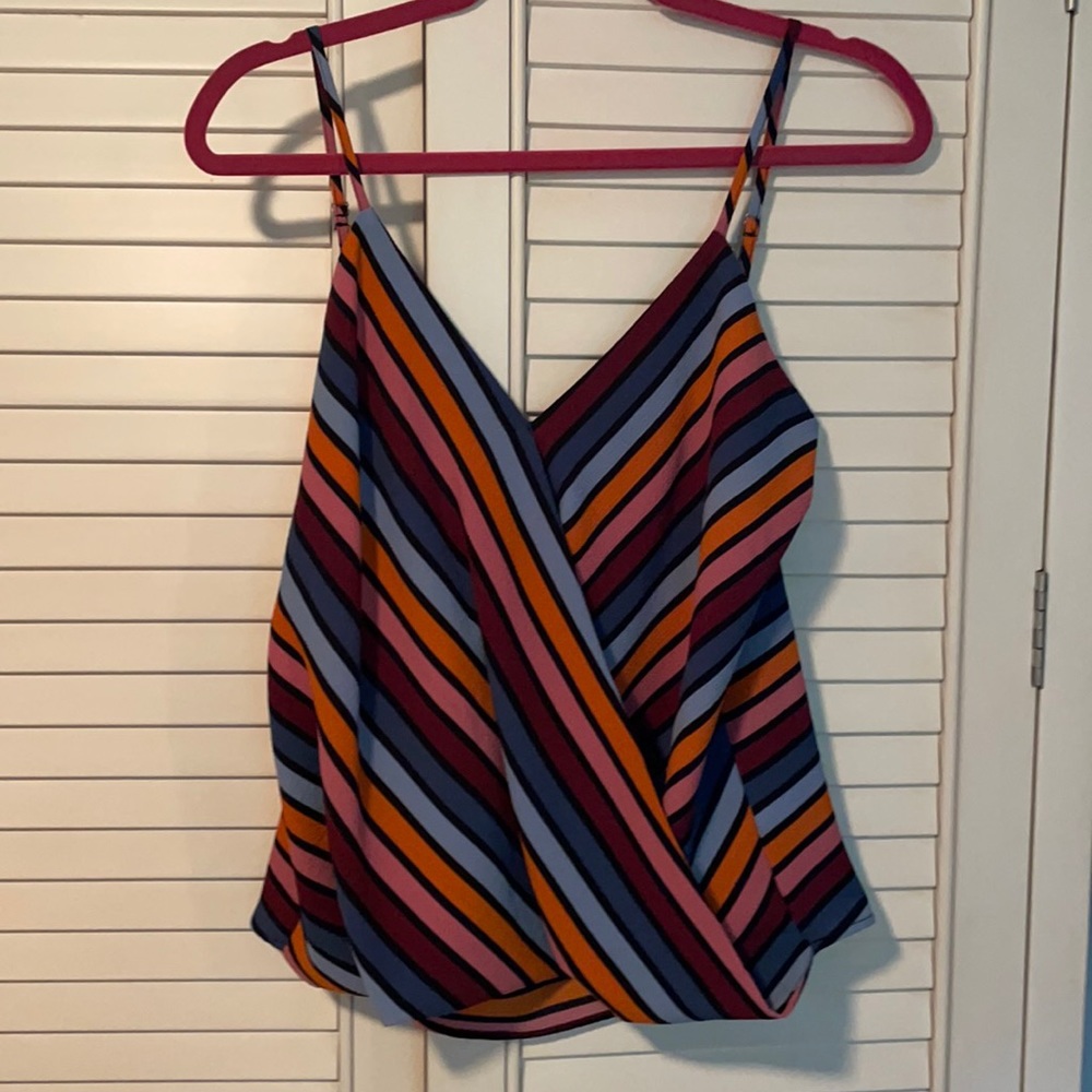 Veronica M surplice tank